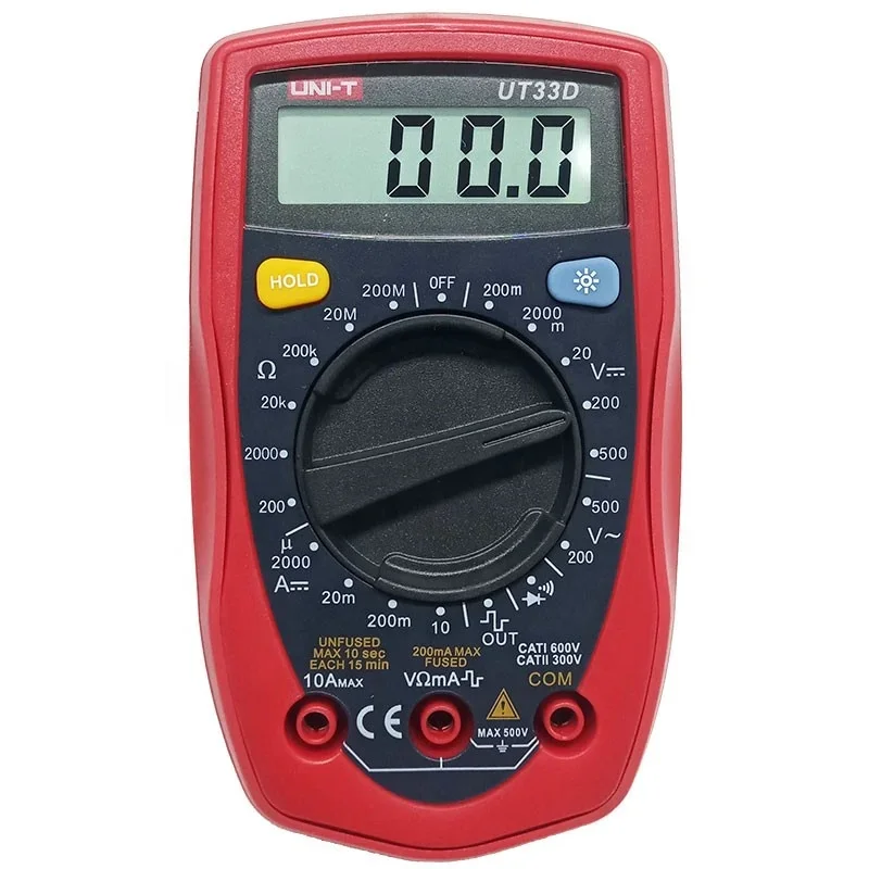 005 UNI-T UT61C/UT533/UT201 Multimeter UT33A+ Portable automatic range 33B+ Multimeter UT33C+ High precision 33D