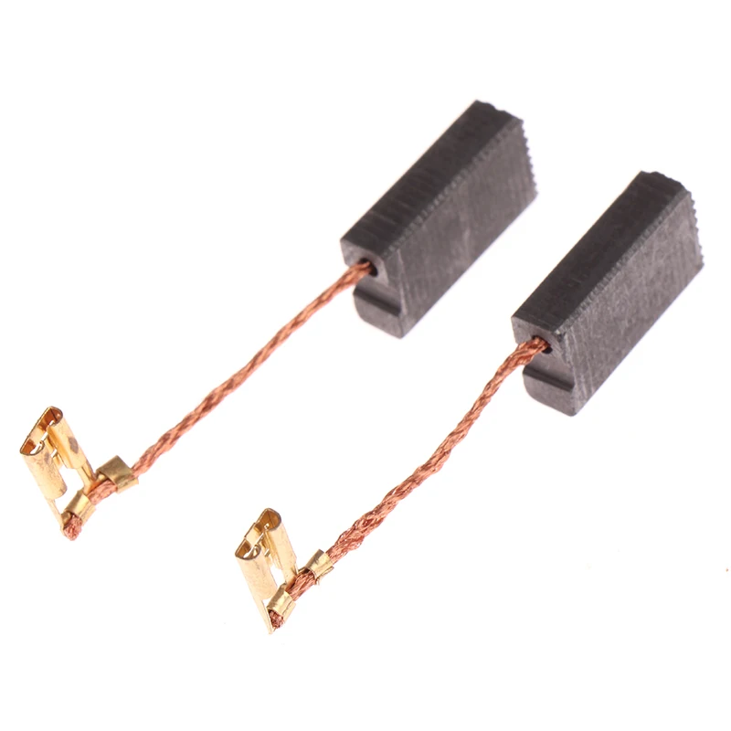 2 peças 6.3x12x22mm mini broca moedor elétrico peças de reposição escovas de carbono