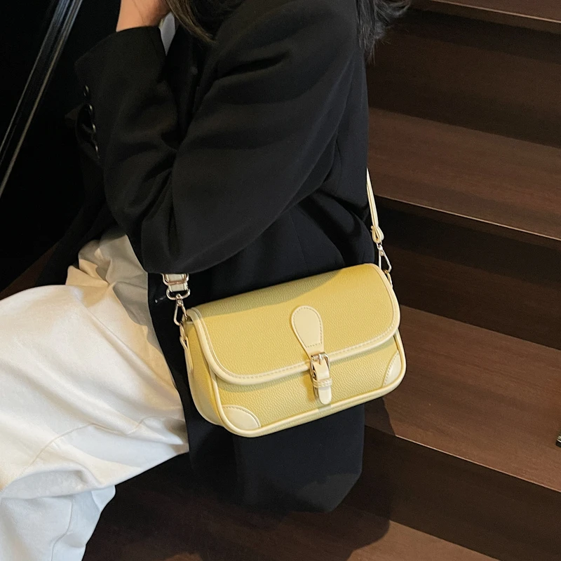 

Fashionable Women Crossbody Bag Leather Shoulder Bag For Ladies Elegant Vintage Classic Designer Paris