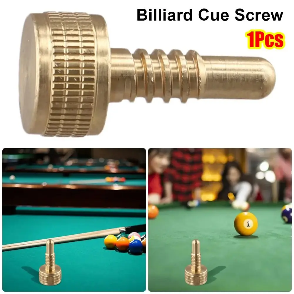 

1Pcs New Brass Billiard Cue Screw Cue Joint Strudy Pool Cue Extension Screw Cue Weight Bolts Table Game Accessories