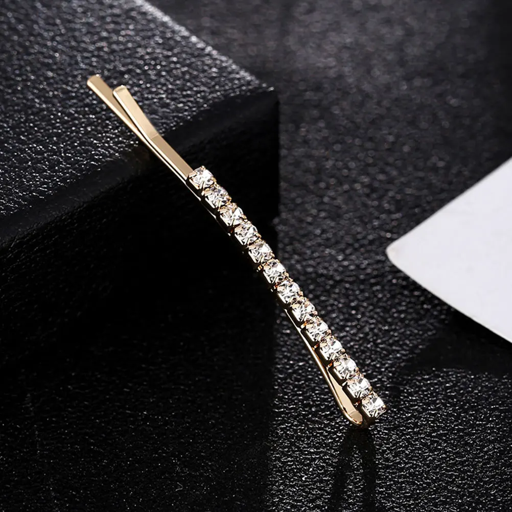 

24pcs Crystal Hairpin Rhinestone Clips for Women Wedding Accessories Durable Metal Hair Decorations Styling Thick Hair Bobby