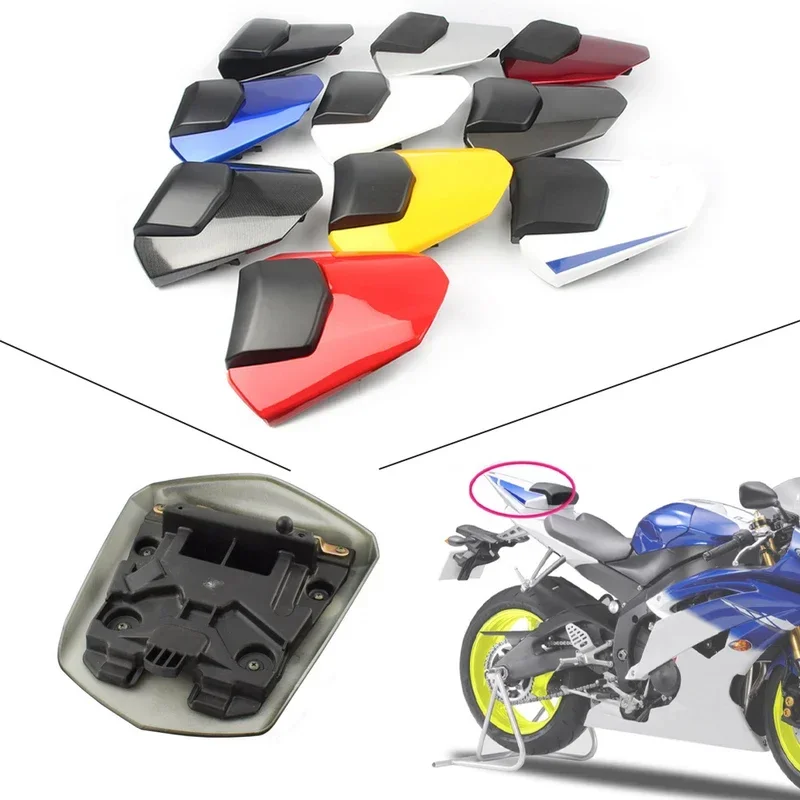 Cubierta trasera del asiento del pasajero de la motocicleta carenado para Yamaha YZF600 YZF 600 YZF-R6 2008-2016 2009 2011 2012 2013 2014 2015