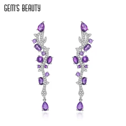 GEM'S BEAUTY Boutique Jewelry Earrings Womens Handmade Earrings Pendant Earrings 925 Sterling Silver Lock Earrings The Best Gift