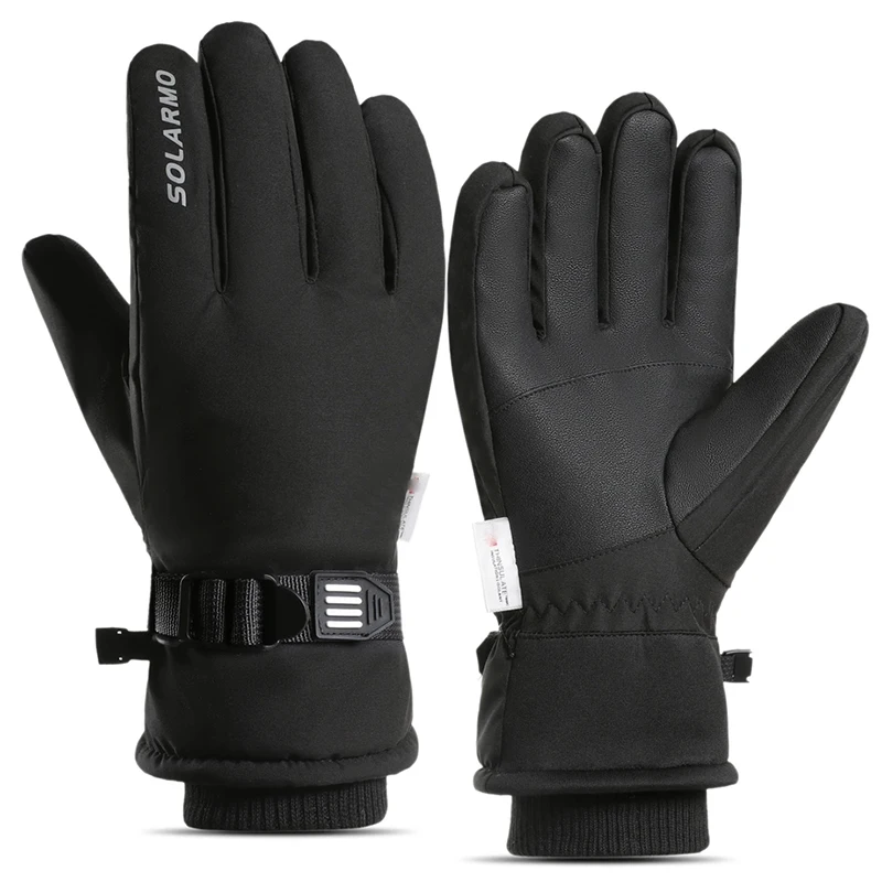 AliExpress OFFBONDAGE Winter Warm Gloves Touch Screen Windproof Non-Slip  Cycling Gloves Outdoor Men's Women's Running Hiking Skiing Gloves
