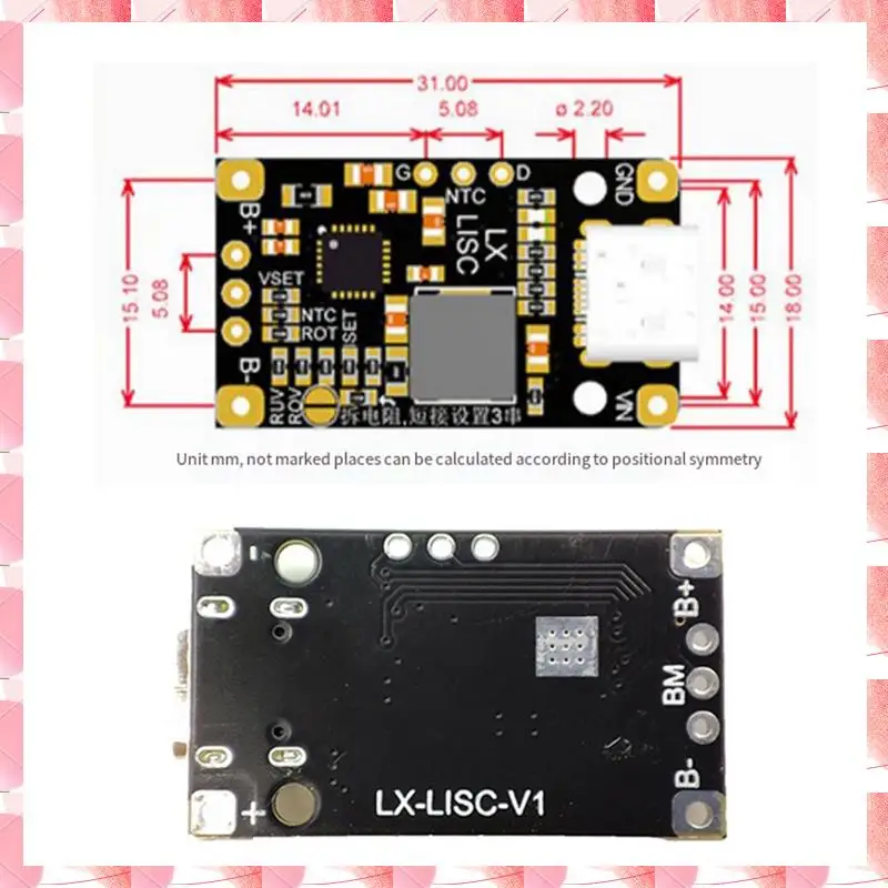 JAJA Lithium Battery Charging Boost Module Fast Charge 2S With Balanced Support Support QC Fast Charging Easy Install