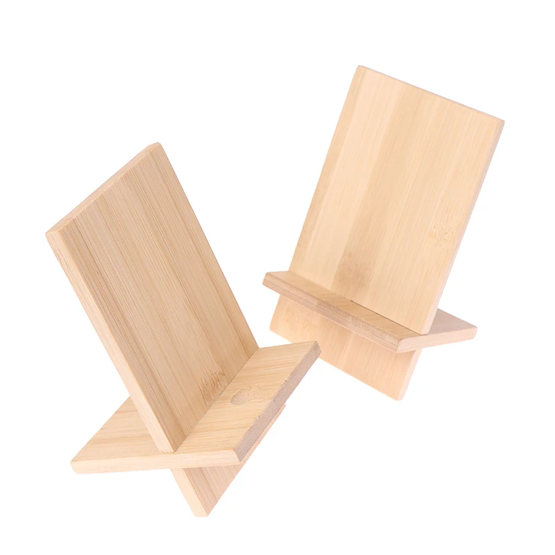 1PCS New Wooden Phone Holder Stand Mobile Smartphone Support Tablet Stand