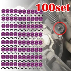 100set Gear Shifter Cable Linkage Bushing Sleeve Alto Both Ends Grommet Fix For Fiat Sedici Suzuki Swift Sport SX4  Repair Kit