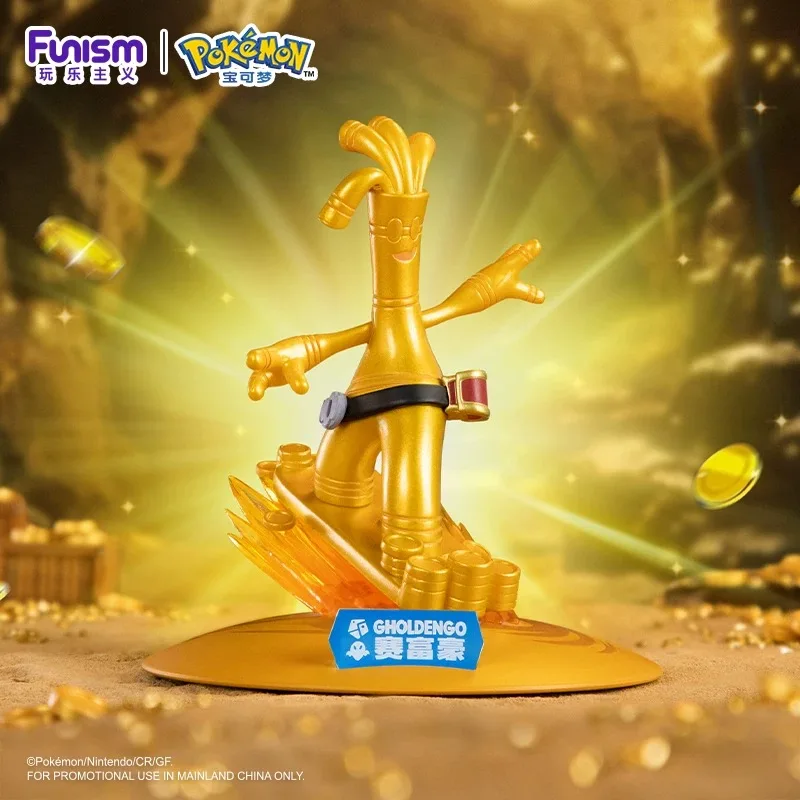 Figurines d'action Pokemon TINKATON GHOLDENGO, Collection originale de bureau pour la maison, modèle d'ornements, cadeaux de vacances, jouets pour enfants