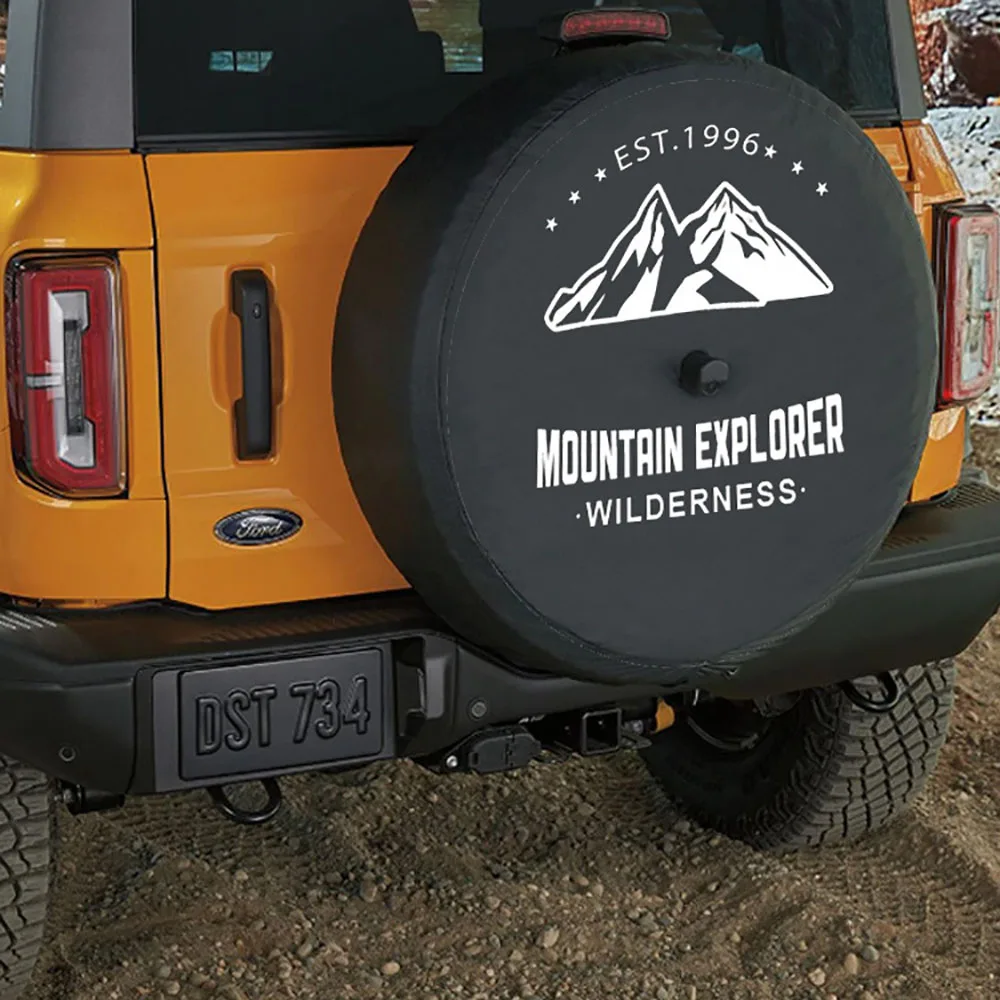 Off-road 4x4 Car Spare Tire Cover Fit For Ford Bronco Retrofit and Upgrade Special Protective Cover Accessories