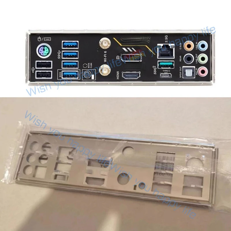 L... For   TUF GAMING B550M-PLUS (WI-FI) Mainboard I/O   Backplate Backplane #ty