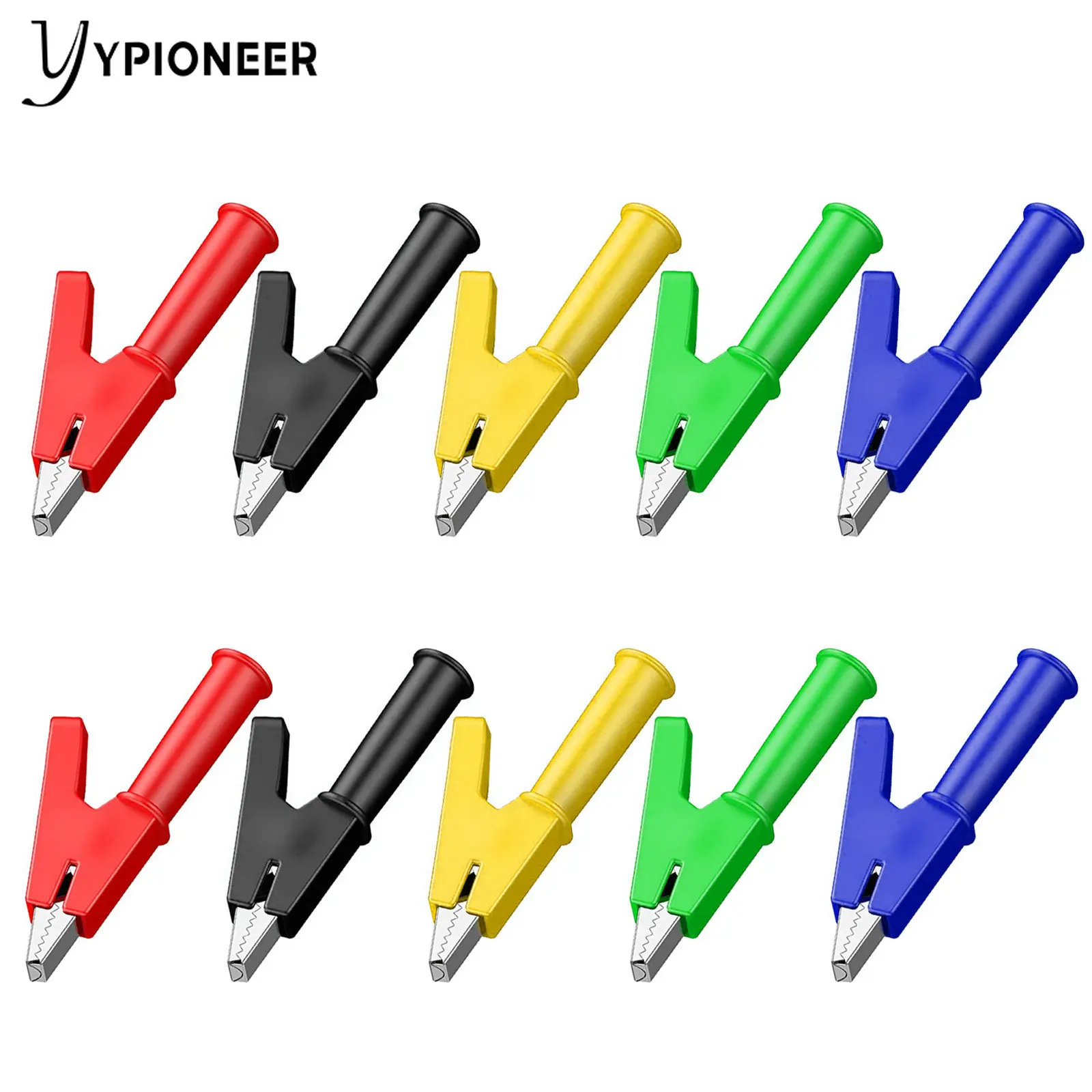 

YPioneer P2002 Insulation Alligator Crocodile Clips Clamps for Electrical Testing