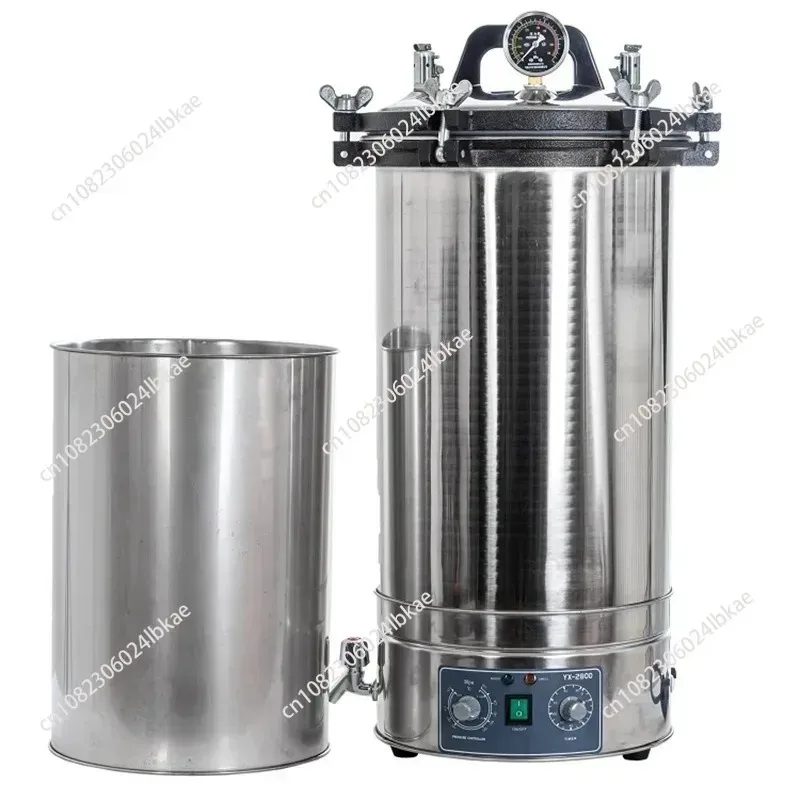 8L Portable Stainless Steel Heating Autoclave High Pressure Sterilizer