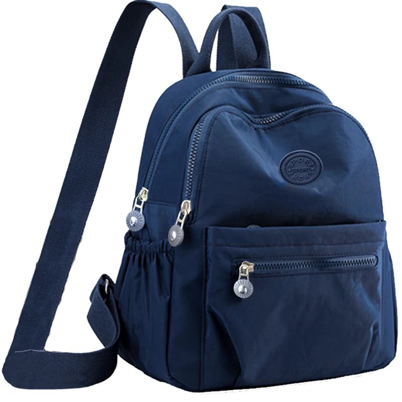 Schicker, mehrfarbiger Rucksack für die tägliche Reise. Stilvolle, leichte, vielseitige, lässige Funktionstasche – Detail 9