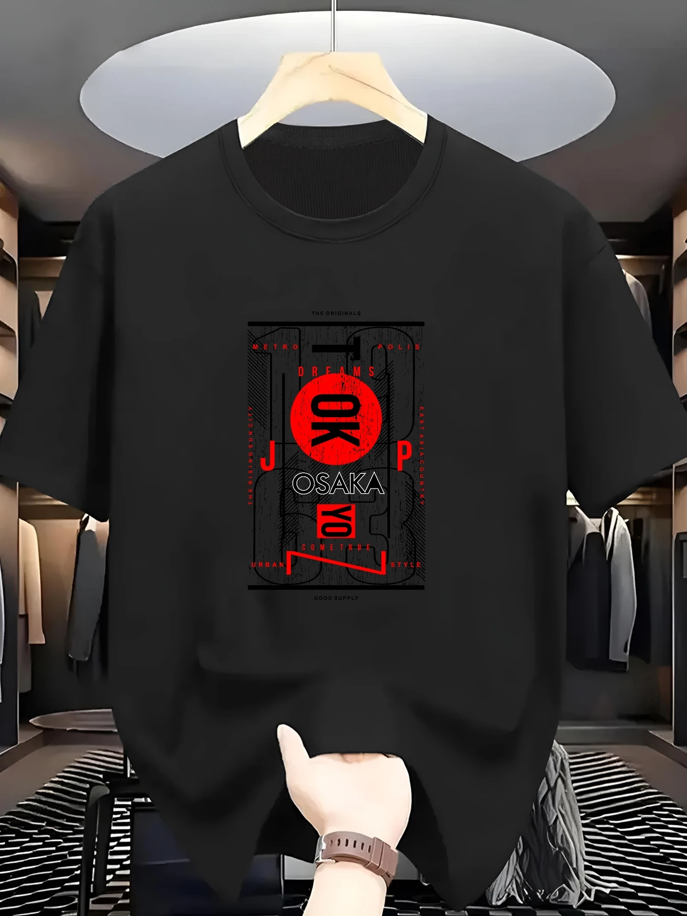 100% katoenen heren zomer T-sh - Street Fashion Osaka recensie en prijs