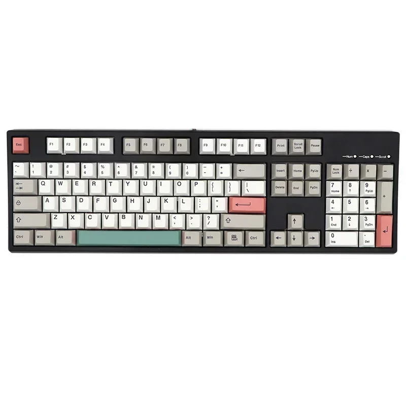 Clássico vintage cinza 9009 sublimação PBT Keycaps FILCO G80-3000 104 87 98 99 teclas