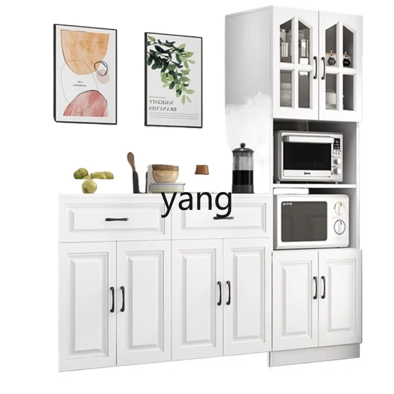 

LH solid wood dining side cabinet, tea cabinet, integrated against the wall, low household cabinet, modern and simple