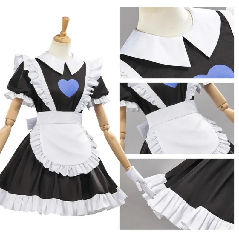 

A;3\v,7'd/Jax Maid Cosplay Costume Clown Anime Full Set Women Halloween Comic Con Stage Performance Outfitc;4'b,7'm\1/