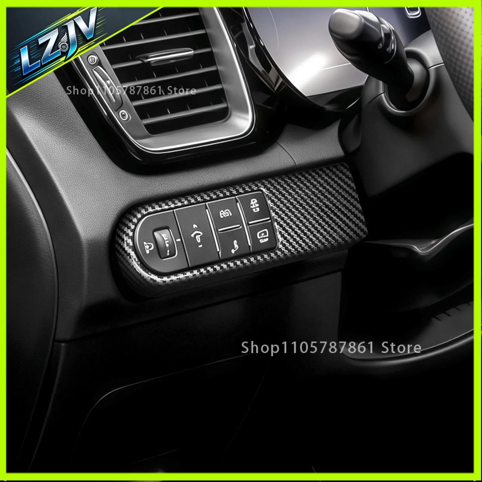LZJV For Kia Ceed Xceed 2020-2025 Headlight Adjuster Button Cover Interior Trim Car Accessories Auto Styling Part