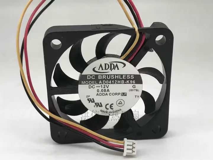 Free shipping original AD0412HB-K96 4006 DC12V 0.08A 4CM silent ultra-thin computer fan