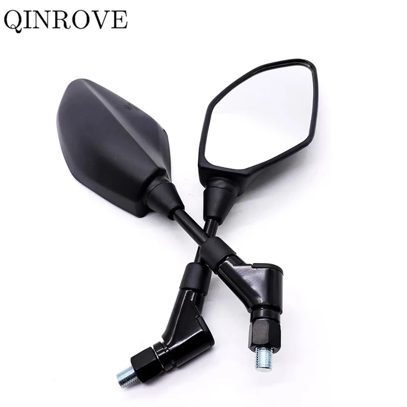 Motorcycle Mirrors 8 10MM Scooter Side Mirror Accessories Universal For Suzuki GSR 250 400 750 SV400 SV650 Kawasaki Z250 Z650