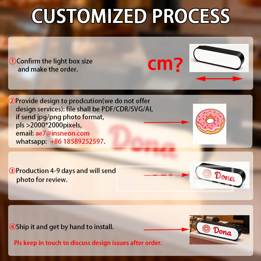 LightBox Sign 3d Printed Lamp Customizable Podcast Signage Light Up Led Lost & Found Signboard Custom Table Light Box Indoor