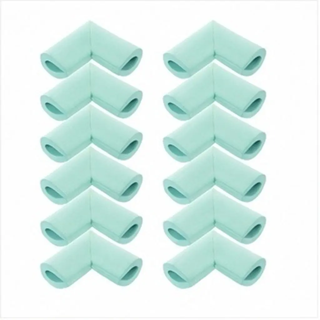 12Pcs Corner Protector Sturdy Foam U Shaped Table Edge Guard Furniture Photo Frame Protective Cover