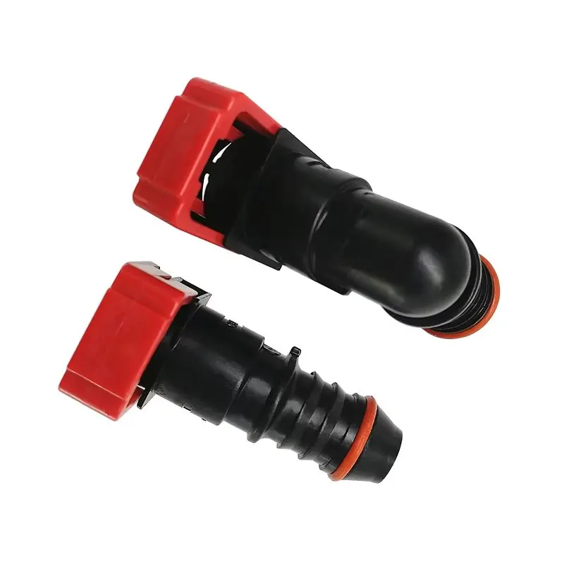 9.89mm-ID12 90 degree SAE 10 Exhaust pipe female connector auto fuel line quick connector for Ford 2pcs a lot