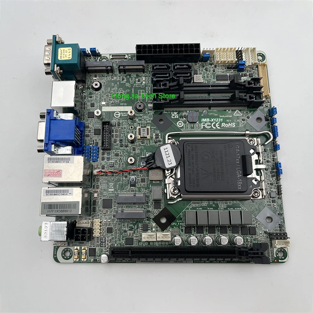 

Промышленные материнские платы IMB-X1231 с чипсетом W680 для процессоров 12-го и 13-го поколений, сокет 1700 Pin