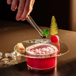 Molecular Cocktail Glass Cup Creative Cocktail Glasses Cups Top Hat Cup Personalized Cold Drink Glass Cups Funny Dessert Bowl