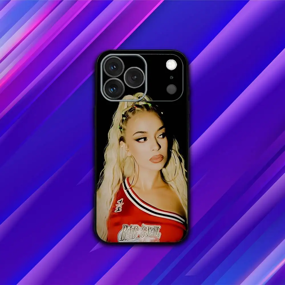 B-Bad Singer G-Gyal Phone Case For iPhone 17,16,15,14,13,12,11,Pro,Max,Plus,X,XS,SE4,E,Mini,Soft Black Case