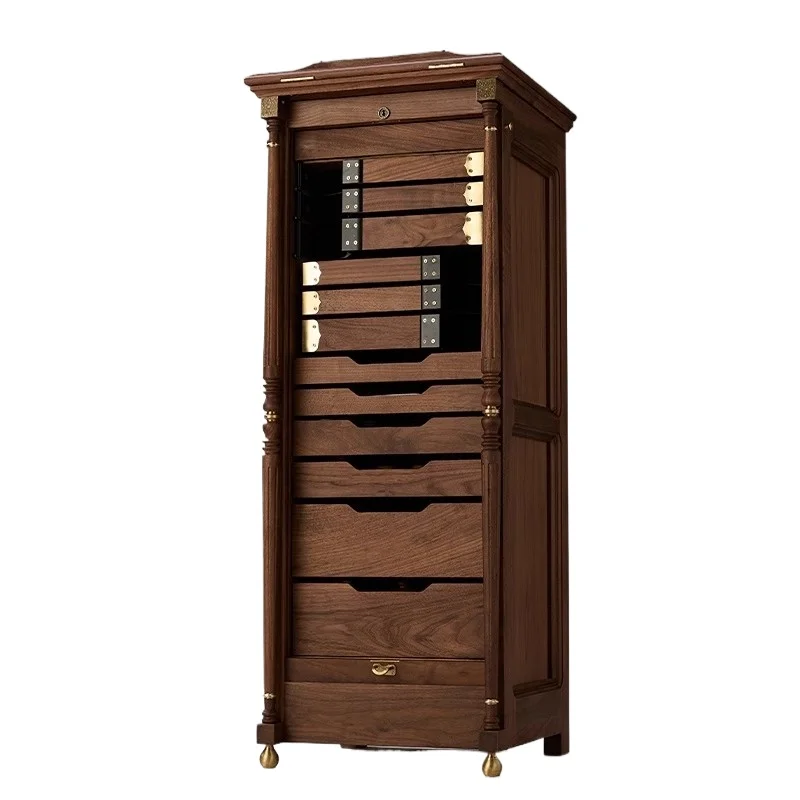 

Pre-Style, North American Black Walnut Dental Cabinet, Storage, Jewelry Cabinet, Jewelry Cabinet
