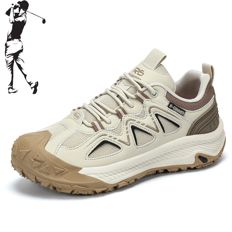 

Men's Golf Shoes, Teenagers' Outdoor Leisure Sports Shoes, Men's Mesh Breathable and Non Slip Running Shoes