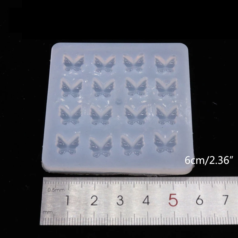 Mini for Butterfly Keychain Silicone Mold Little for Butterfly Hairpin Handmade Mold Jewelry for Home Decorations