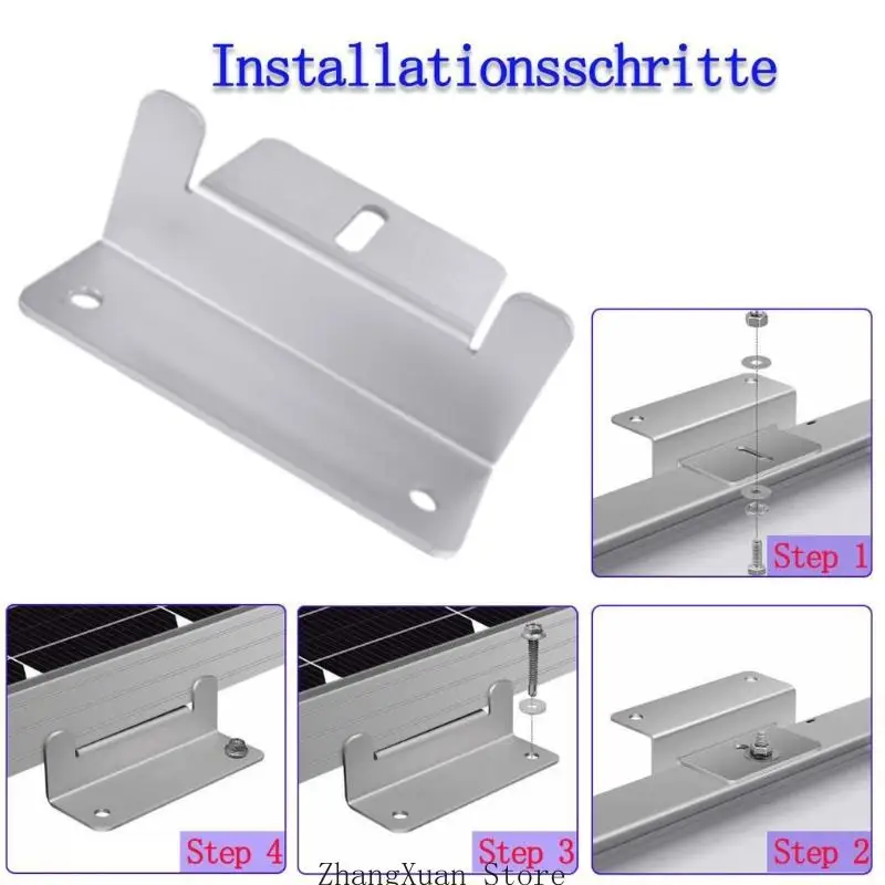 Wartungssichere Solarpanel-Montagehalterungen für Solarpanel auf dem Dach 3XUF – Detail 8