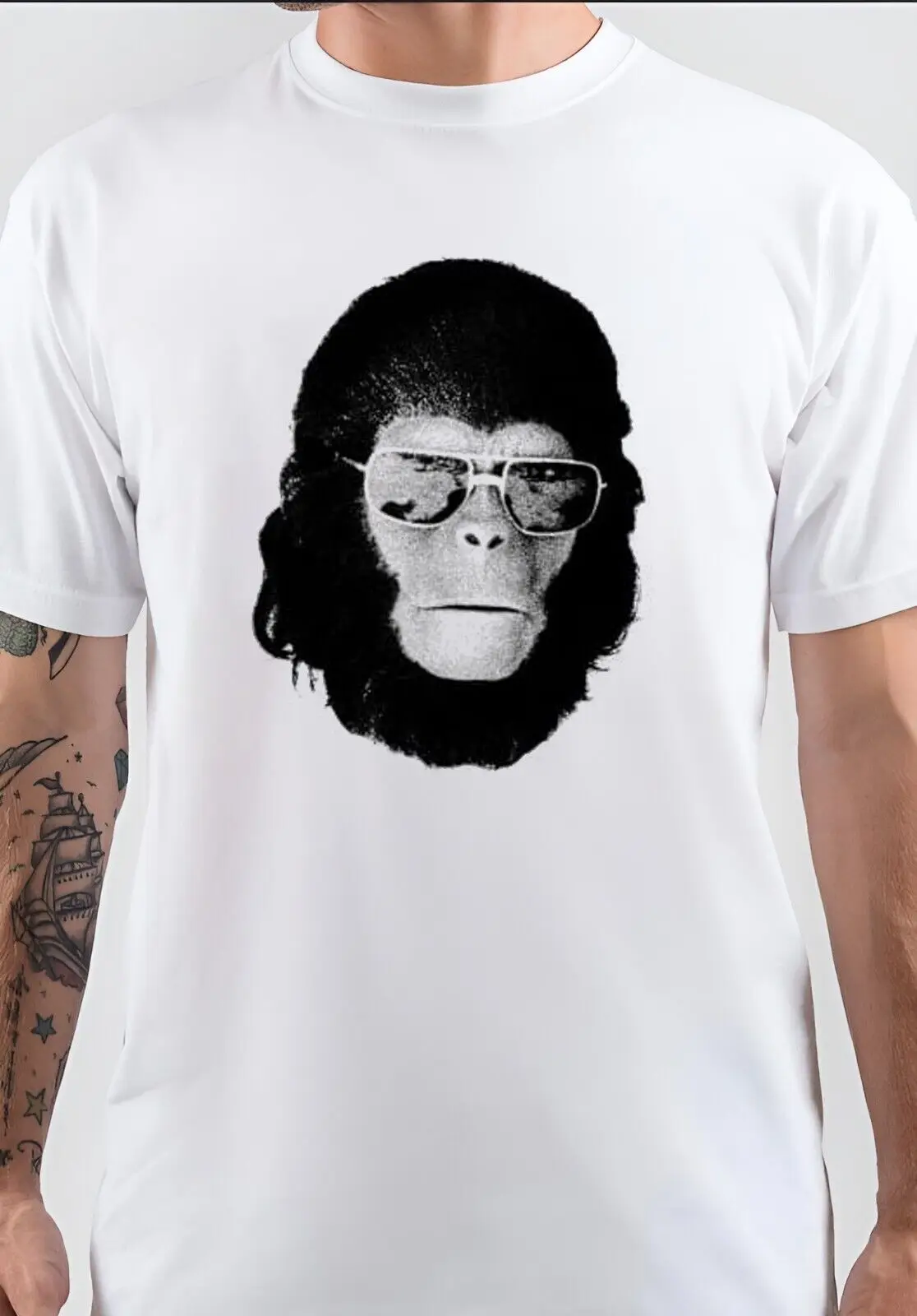 NWT Cornelius In Shades Monkey Funny Unisex T-Shirt