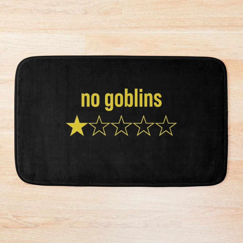 

No Goblins One Star Bath Mat DoorFor Entrance Door Carpet Bathroom Carpet Rug Mat