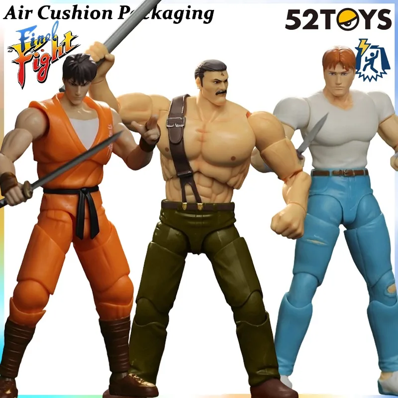 

52TOYS Genuine Lightning Dancer Series Final Fight Haggar Gody Guy Arcade Game Doujin Mini Size Fun Action Figures Model Toys