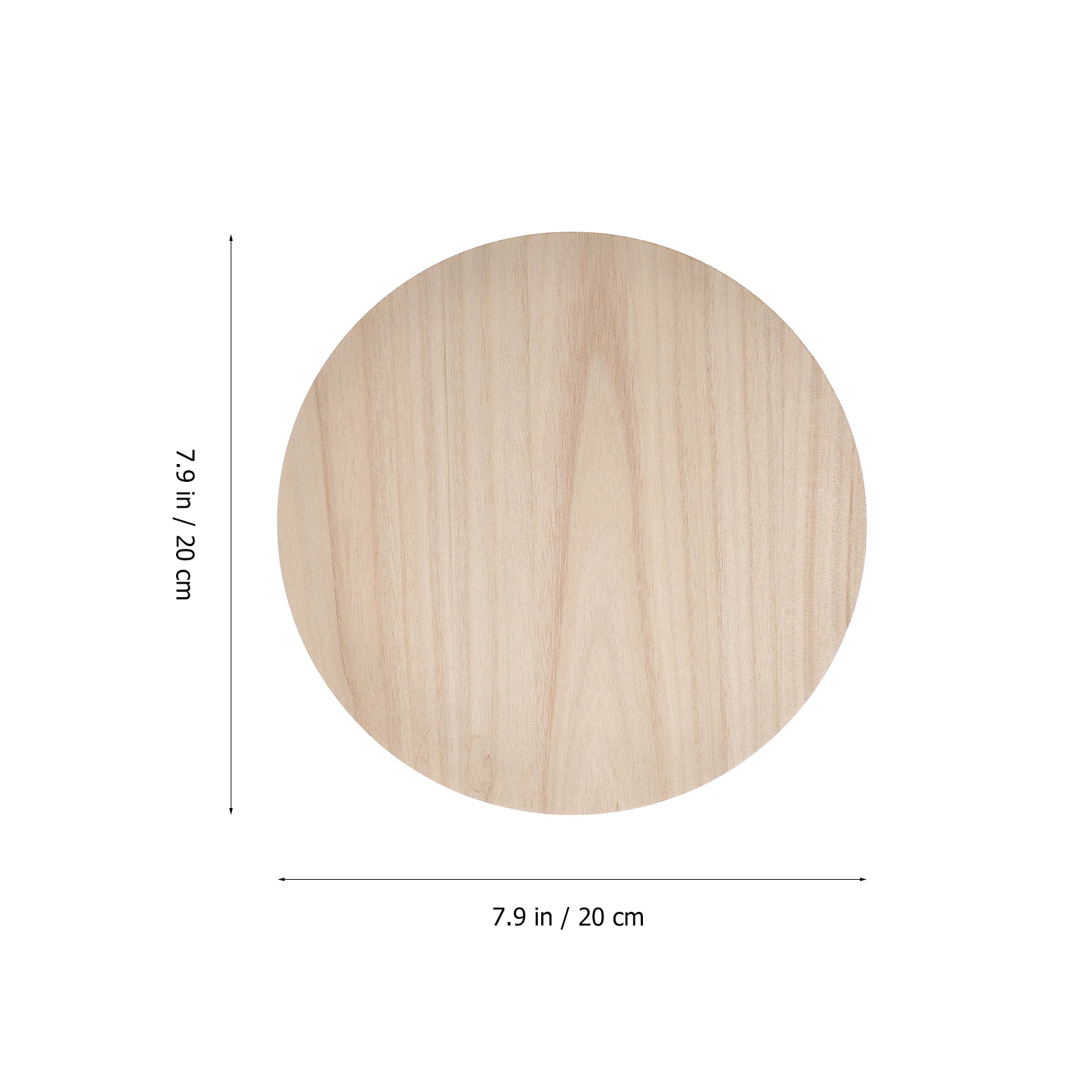 

9pcs Round Wooden Cutout Unfinished Wood Slice For Diy Painting Wedding Party Decoration Craft Supplies Handicraft Tools