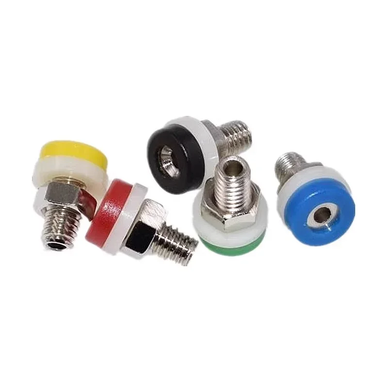 2MM Banana Socket Binding Post Panel Mount Test Point Terminal with Nut