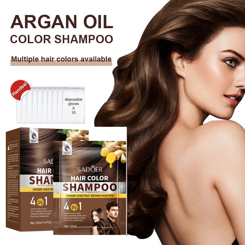 

Argan Oi Olive Dyed Shampoo Hair Care Hair Dyeing Non Stick Scalp Quick Coloring Plant Extracts Long Lasting Coloring