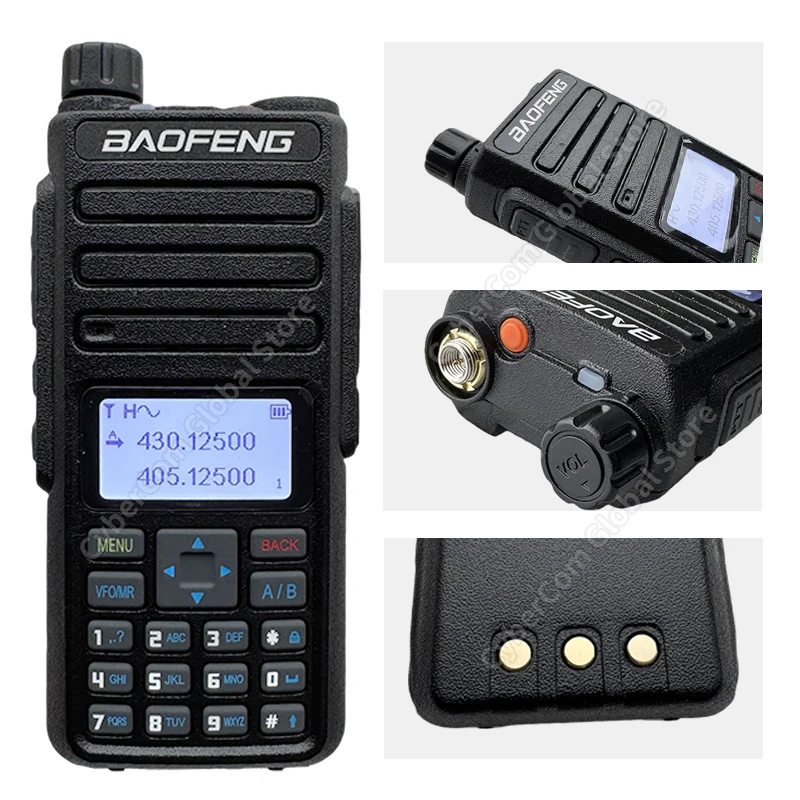 Baofeng DR-1801UV DMR рация цифровая/аналоговая УФ-рация дальнего действия двухдиапазонный двойной слот времени SMS цифровая сигнализация портативная любительская радиостанция