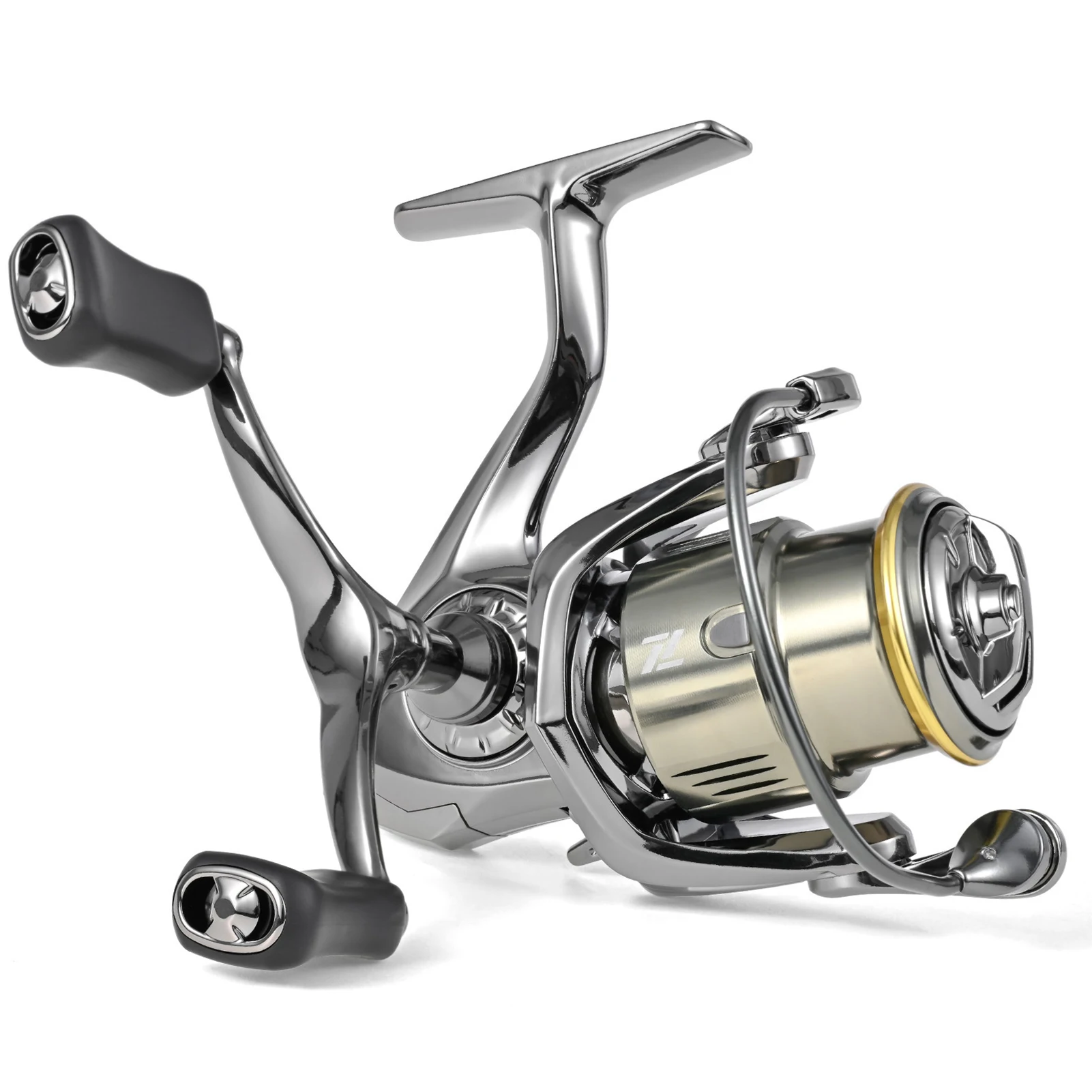 LEOFISHING ST1500SDH Fishing Wheel Dual Handle Spinning Reel 5.2:1 Gear Ratio 7+1 Bearing Left Right Hand Fishing Reel