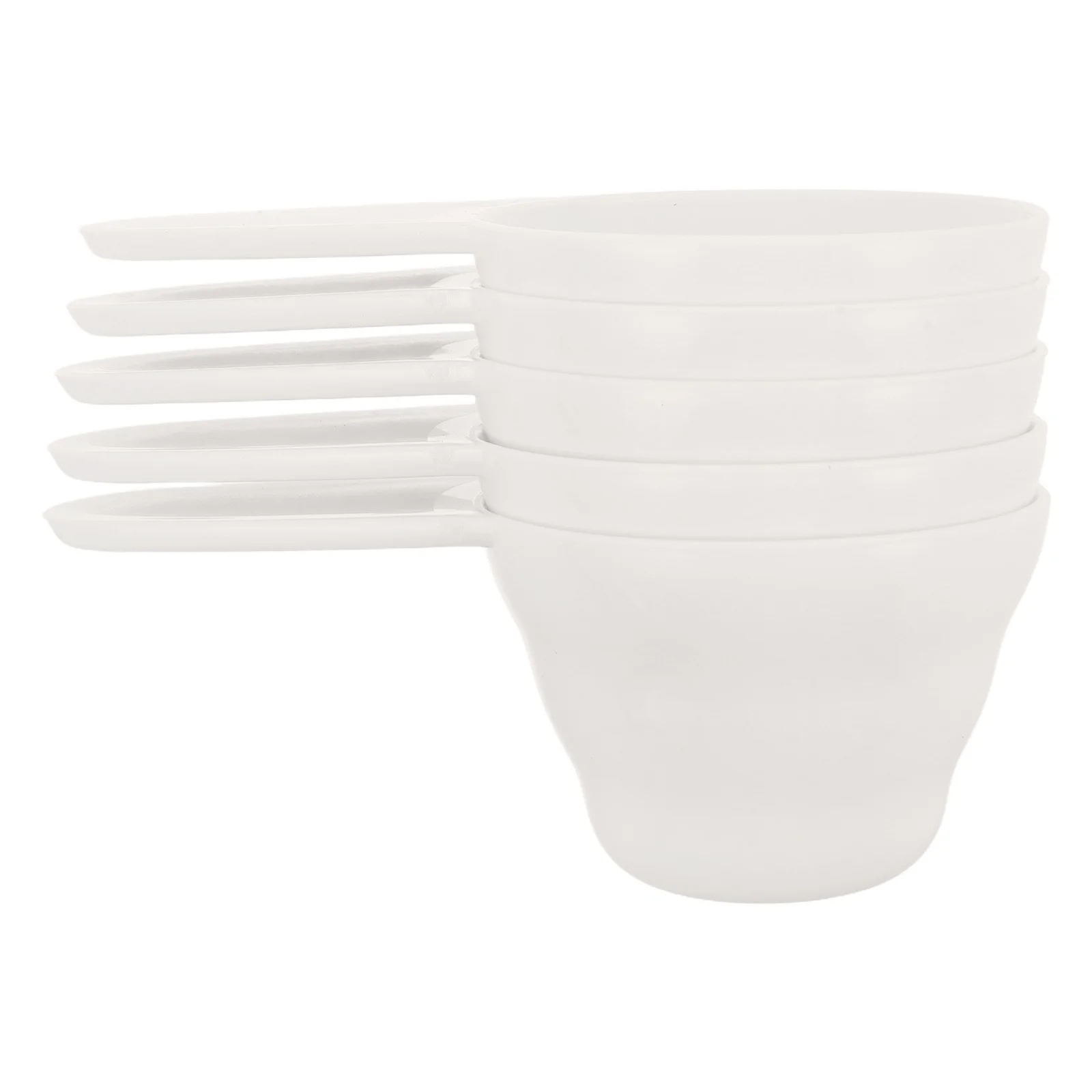 

5Pcs Kitchen Baking Measuring Spoons Plastic Scoops for Coffee Flour Sugar Spices Pet Food Easy to Clean