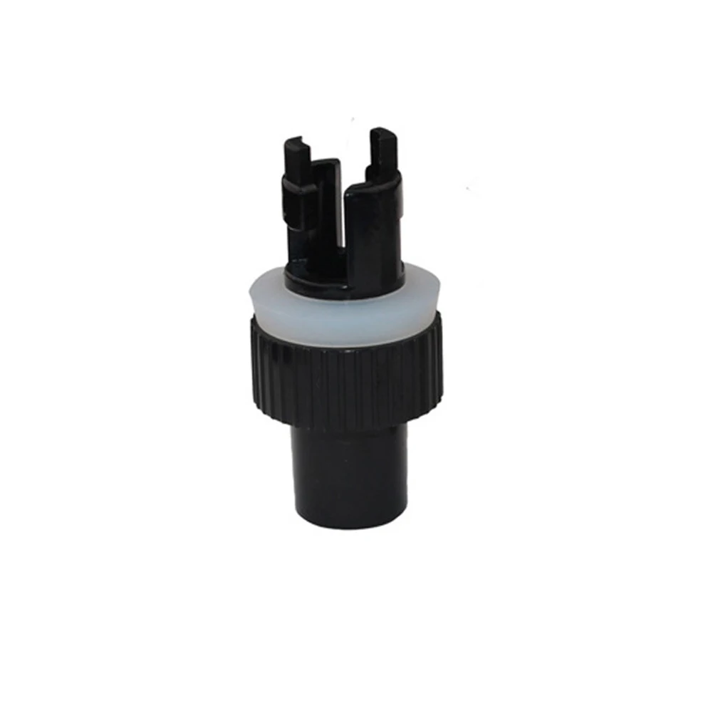 Kayak Valve Adapter Black Strong Boat Pump Adaptor High Strength Lightweight Adapter Valve Adapter Parts Suitable