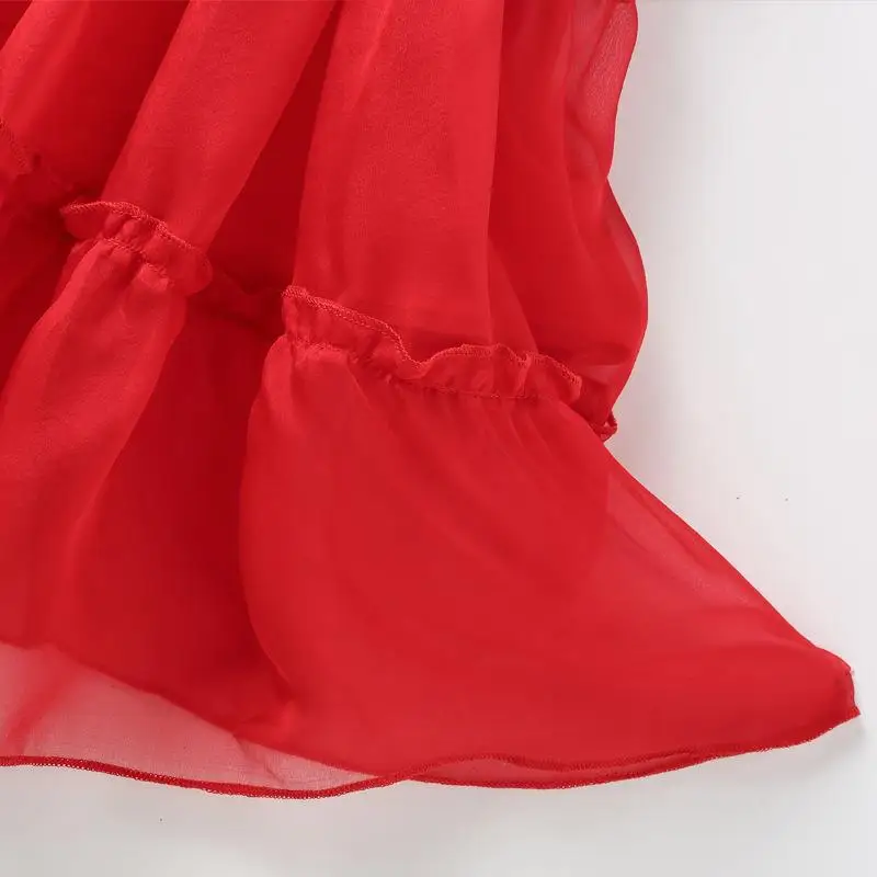 تنورة حريرية بلون نقي مع حاشية مطوية وخصر مرن على شكل حرف A بتصميم تنحيف مناسب لملابس المنزل