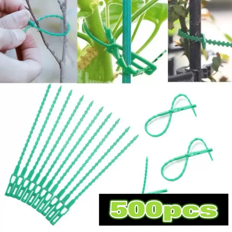 Adjustable Fishbone Tie, Binding Wire, Multi-purpose Garden Binding, Tree Vine Plant Fixation, Gardening, Detachable Tie Wire