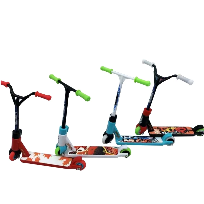 Metal Finger Scooter Mini interattivi Fingertop giocattoli educativi per bambini