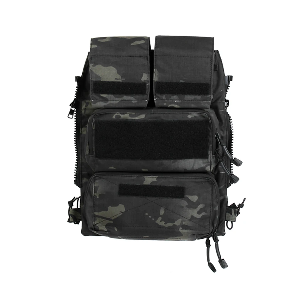 Outdoor CP Style JPC SPC AVS Vest Zipper Water Bag Tactical  2.0 Zip Panel Pouch Bag