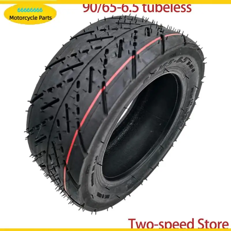 90/65-6.5 road lines vacuum tires for small scooter motorcycles  super wear-resistant tubeless road tires