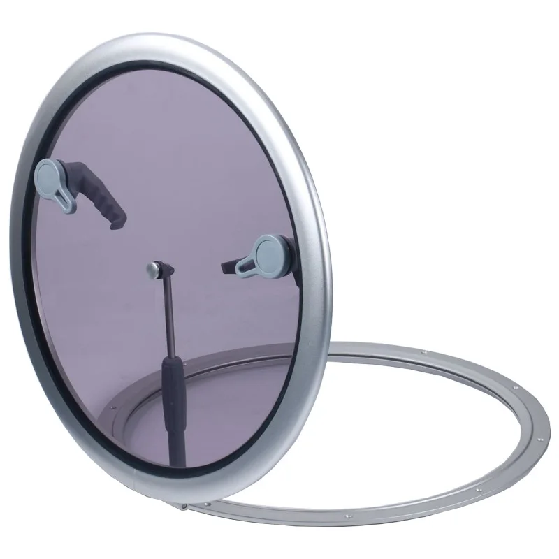 ISURE MARINE Aluminium Boat Window Portlight Round Hatch Porthole Window With Tempered Glass Boat Accessories